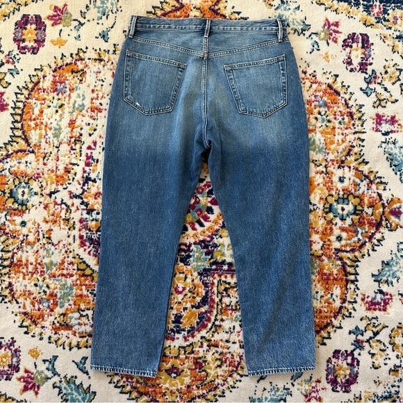 Frame Le Original Straight Distressed Button Fly Jeans 32 - Picture 8 of 8